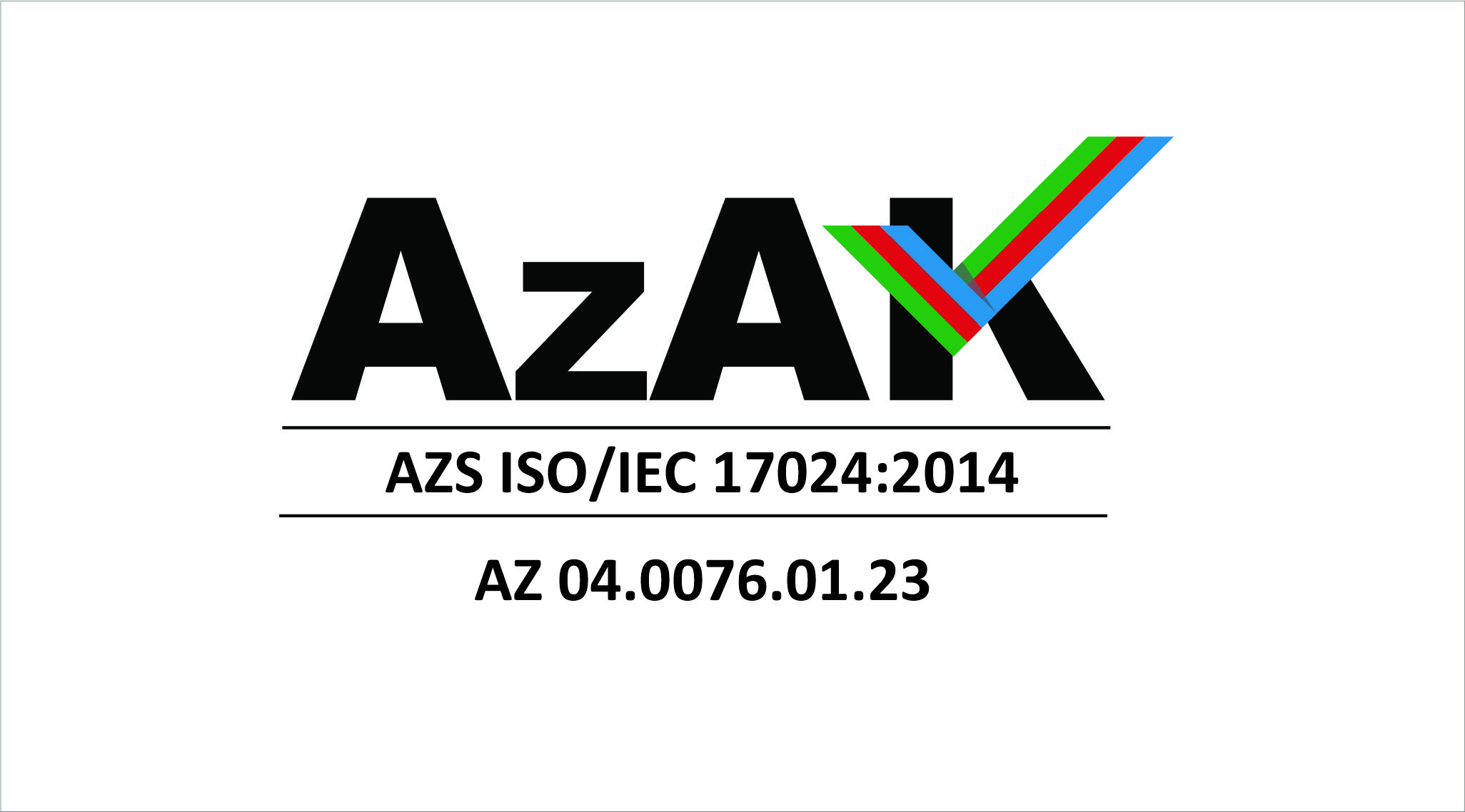 AZS ISO/IEC 17024:2014 Standartı üzrə Akkreditasiya Attestatı