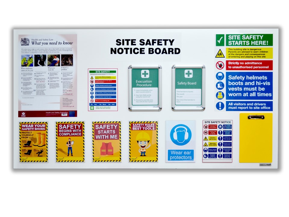 Site Safety Notice Board G I Training Academy