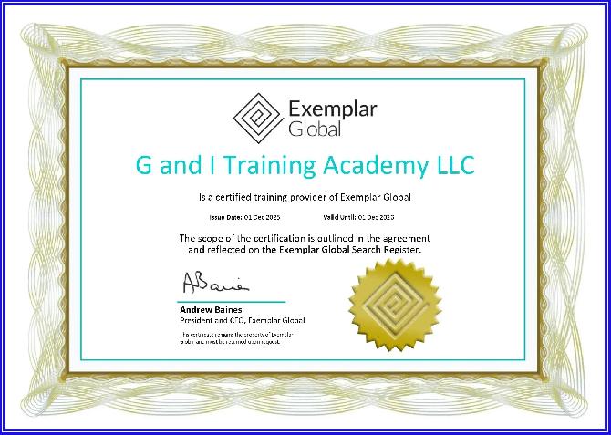 ISO Standards Recognized Training Provider by the International ...